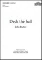 Deck the Hall SATB choral sheet music cover